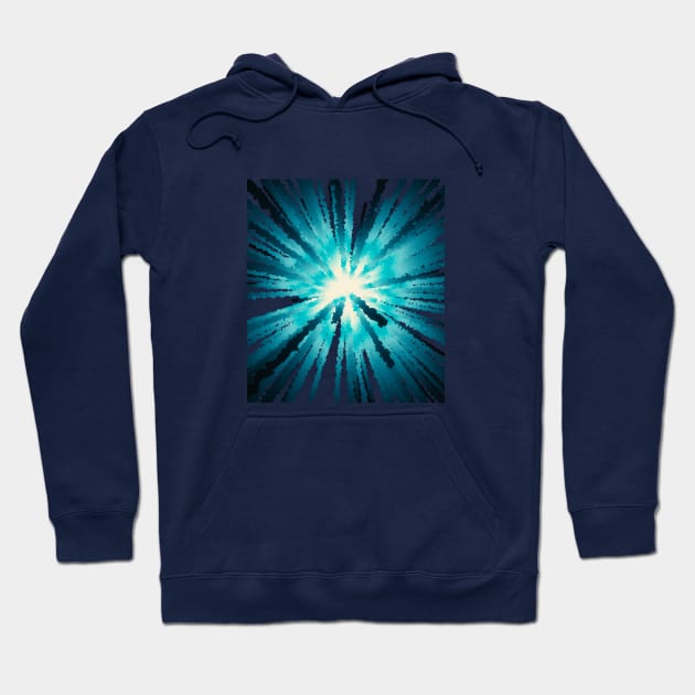 Underwater blue star. Hoodie by BumbleBambooPrints